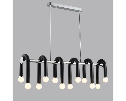 5699/12C MODERNI LN23 119 чёрный, хром Люстра потолочная E14 12*60W 220V CASPIAN