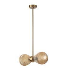 5402/2 MODERN ODL_EX23 000 золотой/янтарный/металл/стекло Подвес E14 2*40W ELICA