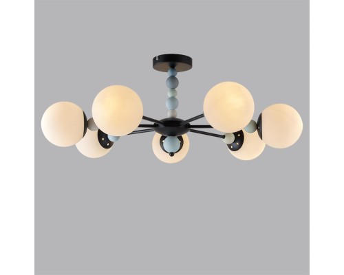 6526/7C MODERNI LN23 101 чёрный Люстра потолочная E14 7*40W 220V SUNDAY