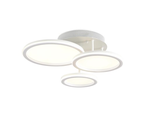 8380/60CL LEDIO LN белый,металл/акрил Умная люстра потолочная с ПДУ и голосовым управлением LED 60W 3000-6500К 220V ALIS SMART