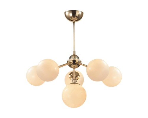 6536/6C MODERNI LN23 111 золотой Люстра потолочная E27 6*40W 220V MARSHA