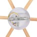 8306/6C COMFI белый, дерево/металл Светильник потолочный GX53 LED 6*7W 220V VUDI