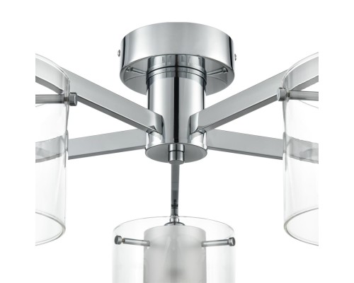 8261/5C MODERNI LN26 металл/стекло, хром/прозрачный Люстра потолочная E14 5*40W 220V VERDI