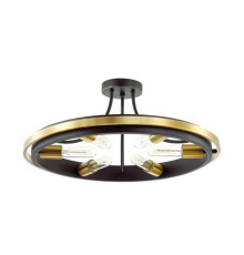 Люстра потолочная Lumion 4401/6C Maeve золотой, черный E27 6*60 Вт