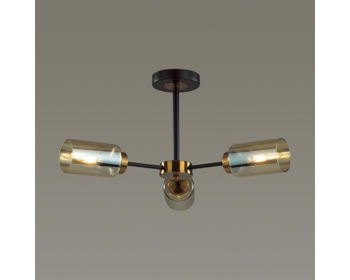 5640/3C COMFI LN23 000 чёрный, бронза Люстра потолочная E14 3*40W 220V DALLIN