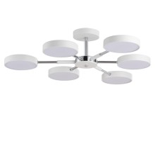 5659/99CL LEDIO LN23 067 белый, хром Люстра потолочная LED 108W 3000-6000K 5773Лм 220V MIKA