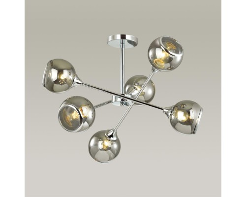 4530/6C COMFI LN21 060 хром Люстра потолочная E27 6*60W 220V SANDRA