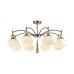 8272/8C NEOCLASSI LN26 039 латунь/бежевый/белый, металл/керамика/стекло Люстра потолочная Е14 8*40W 220V GLORIYA