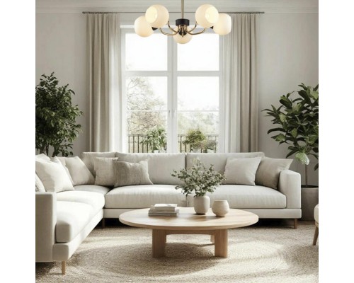 5642/5C COMFI LN23  черный, золотой Люстра потолочная E27 5*60W 220V BLISS