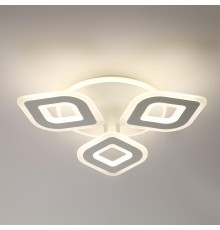 8255/62CL LEDIO LN 000 белый, металл/акрил Светильник потолочный с ПДУ LED 62W+подсветка 220V VIKKI