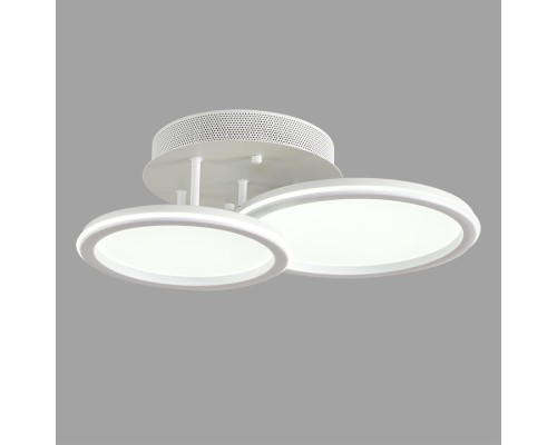 8380/45CL LEDIO LN белый, металл/акрил Умная люстра потолочная с ПДУ и голосовым управлением LED 45W 3000-6500К 220V ALIS SMART