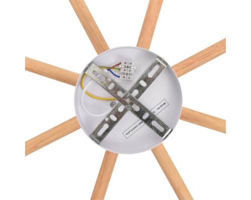 8306/8C COMFI белый, дерево/металл Светильник потолочный GX53 LED 8*7W 220V VUDI