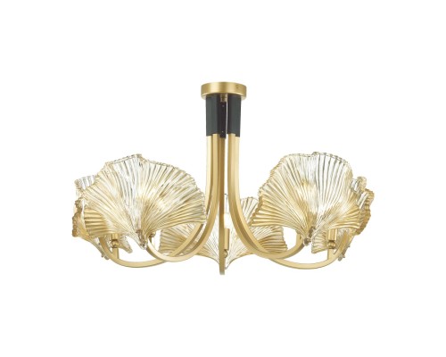 4870/5 HALL ODL_EX22 13 золотой/чёрный/стекло Люстра E14 5*40W VENTAGLIO