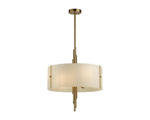 5415/6 MODERN ODL_EX23 39 бронзовый/белый матовый/металл/стекло Люстра E27 6*40W MARGARET