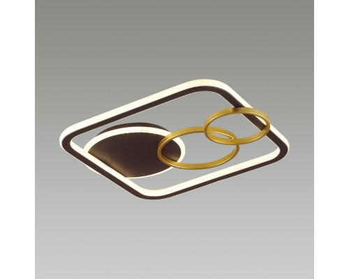 5246/71CL LEDIO LN23 037 черный, матовое золото Люстра потолочная LED 71W 4686Лм 220V BRENO