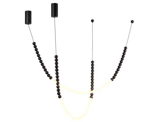 7149/24CL HIGHTECH ODL26 221 светильник черный/акрилл/металл IP20 LED 25W 1600Лм 3500K 300° 220V MONELLA