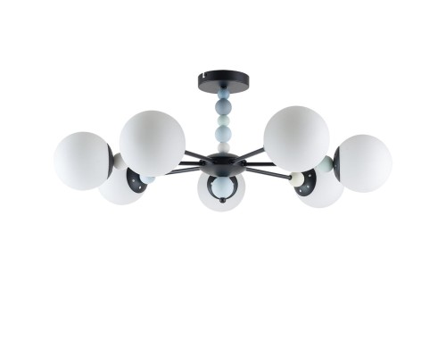 6526/7C MODERNI LN23 101 чёрный Люстра потолочная E14 7*40W 220V SUNDAY