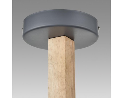 8096/6 Люстра потолочная серый металл, дерево/металл Е27 6*60W 220V COLANGE