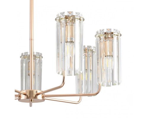 8347/7 CLASSI золото/прозрачный, металл/хрусталь Люстра потолочная E14 7*40W 220V FAVLA