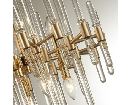 4988/12 HALL ODL22 387 золотой/стекло Люстра E14 12*40W STIKA