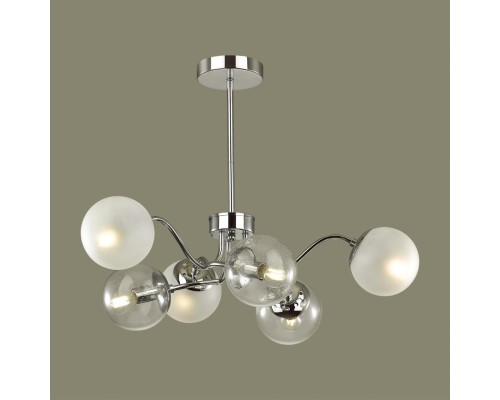 4554/6C УЦЕНКА MODERNI LN21 0 хром Люстра на штанге E14 6*40W 220V CANDICE