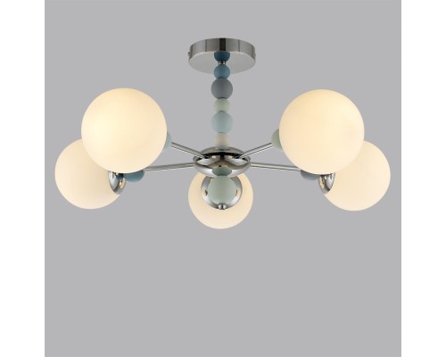 6525/5C MODERNI LN23 102 хром Люстра потолочная E14 5*40W 220V SUNDAY