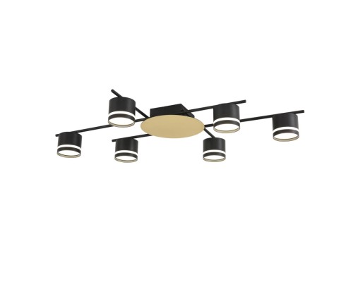 8304/6C COMFI золотой/черный, металл/акрил Светильник настенный  GX53 LED 6*7W 220V BENUA