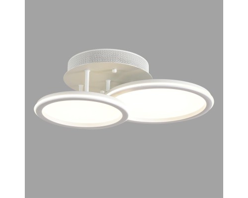 8380/45CL LEDIO LN белый, металл/акрил Умная люстра потолочная с ПДУ и голосовым управлением LED 45W 3000-6500К 220V ALIS SMART