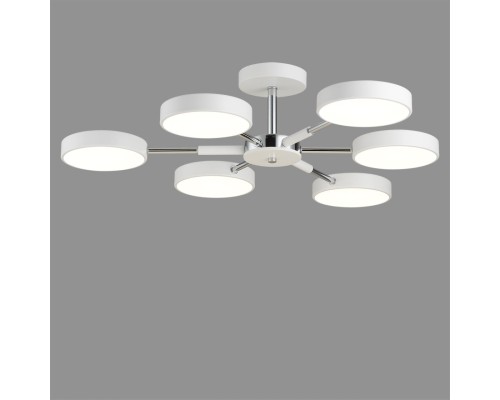 5659/99CL LEDIO LN23 067 белый, хром Люстра потолочная LED 108W 3000-6000K 5773Лм 220V MIKA