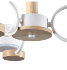 8157/3C COMFI LN 000 белый, дерево/металл/пластик Светильник потолочный LED GX53 3*9W 220V LILITA