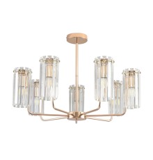 8347/7 CLASSI золото/прозрачный, металл/хрусталь Люстра потолочная E14 7*40W 220V FAVLA