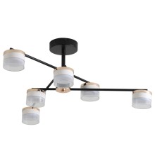 8403/6C COMFI LN 000 черный/золотой, металл/акрил Светильник потолочный GX53 LED 6*7W 220V CHARLY