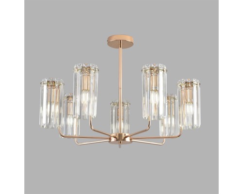 8347/7 CLASSI золото/прозрачный, металл/хрусталь Люстра потолочная E14 7*40W 220V FAVLA