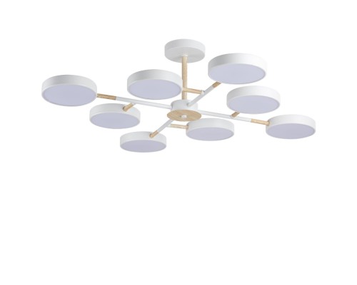 5653/99CL LEDIO LN23 063 белый, дерево Люстра потолочная LED 144W 3000-6000K 6748Лм 220V BRAD