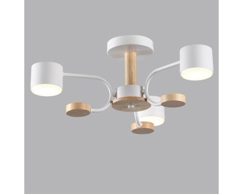8157/3C COMFI LN 000 белый, дерево/металл/пластик Светильник потолочный LED GX53 3*9W 220V LILITA