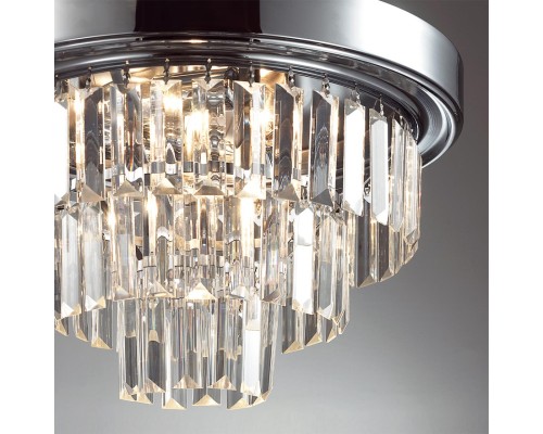 8266/4C CLASSI LN26 хром/хрусталь металл/прозрачный Люстра потолочная Е14 4*40W 220V ZAHA