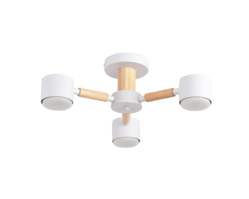 8306/3C COMFI белый, металл/дерево Светильник потолочный GX53 LED 3*7W 220V VUDI