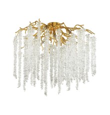 5005/8C HALL ODL23 487 золотой/прозрачный металл/хрусталь Люстра потолочная G9 8*40W BANCHE