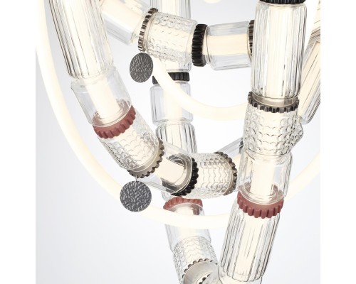 5456/80CL L-VISION ODL_EX26 045 темный сатин.никель/терракот/черный Люстра потолочная LED 80W 4000K COLLIER