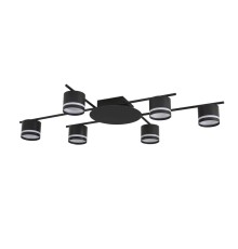 8362/6C COMFI LN 000 черный, металл/акрил Светильник потолочный GX53 LED 6*7W 220V BERTY