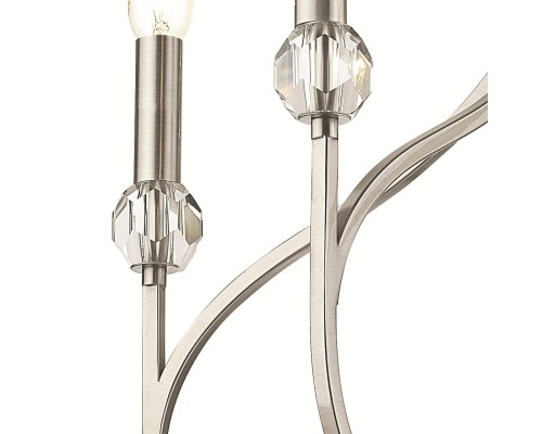 4495/5C NEOCLASSI LN21 134 никель Люстра потолочная E14 5*60W 220V MACKENZIE