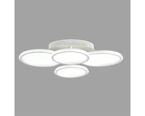 8380/95CL LEDIO LN белый, металл/акрил Умная люстра потолочная с ПДУ и голосовым управлением LED 95W 3000-6500К 220V ALIS SMART