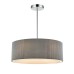 8111/5 MODERNI LN25 хром/серый, металл/текстиль Люстра подвесная E14 5*40W 220V ZIGRISA