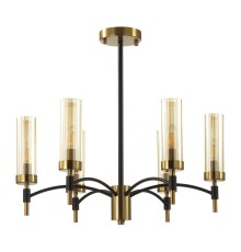 6538/6C CLASSI LN23 000 чёрный, латунь Люстра потолочная E14 6*40W 220V SHARON