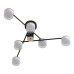 8403/6C COMFI LN 000 черный/золотой, металл/акрил Светильник потолочный GX53 LED 6*7W 220V CHARLY