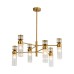 8276/6 MODERNI латунь/прозрачный, металл/стекло Люстра Е14 6*40W 220V DENVER