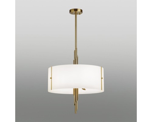 5415/6 MODERN ODL_EX23 39 бронзовый/белый матовый/металл/стекло Люстра E27 6*40W MARGARET