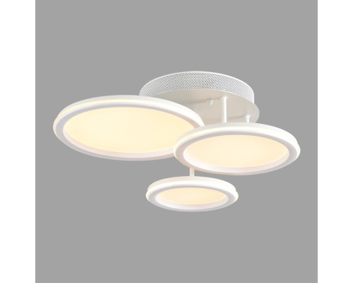 8380/60CL LEDIO LN белый,металл/акрил Умная люстра потолочная с ПДУ и голосовым управлением LED 60W 3000-6500К 220V ALIS SMART