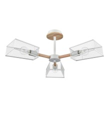 8246/3C COUNTY LN25 белый, металл/дерево Люстра потолочная Е27 3*60W 220V IRMA