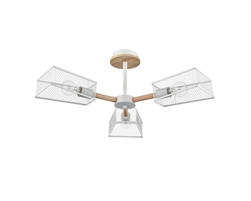 8246/3C COUNTY LN25 белый, металл/дерево Люстра потолочная Е27 3*60W 220V IRMA